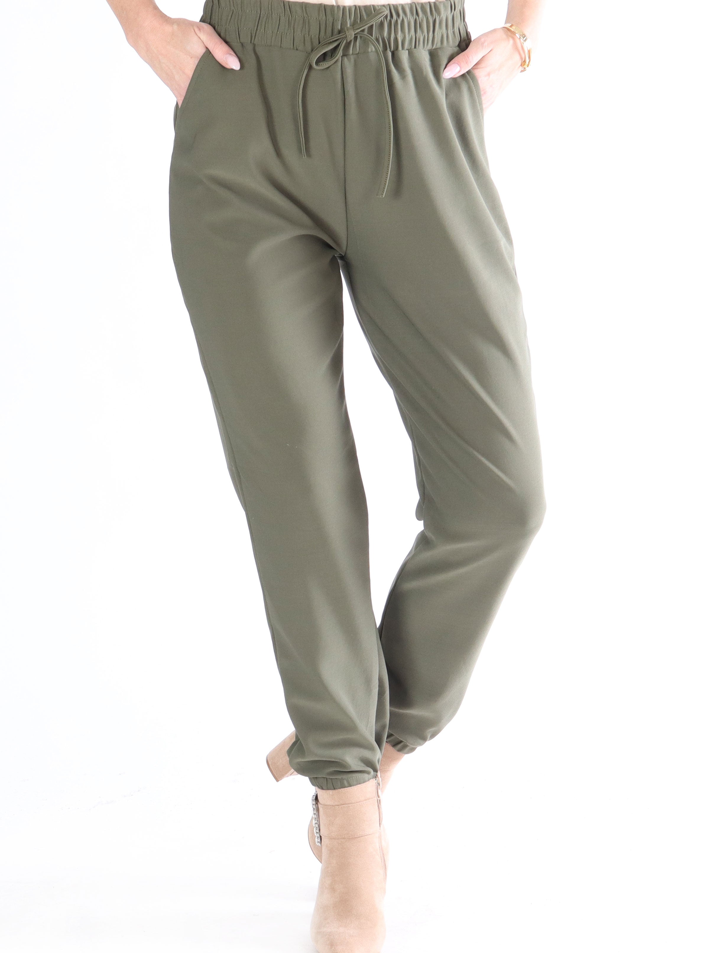 Hadiya - Byxor med elastisk kant